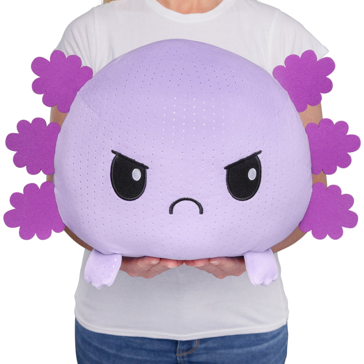 TeeTurtle Giant Moody Axolotl Plushie Unisex