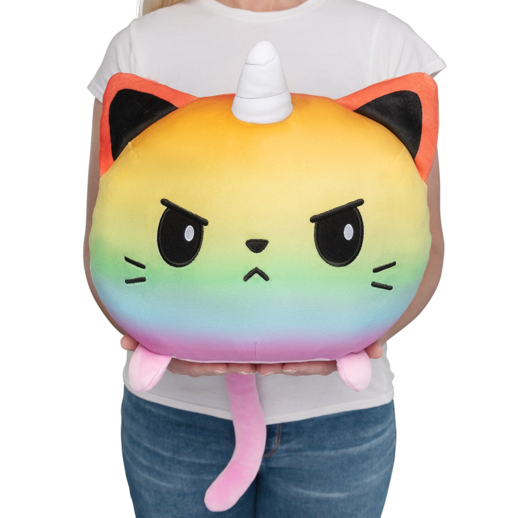 TeeTurtle Giant Moody Kittencorn Plushie Unisex