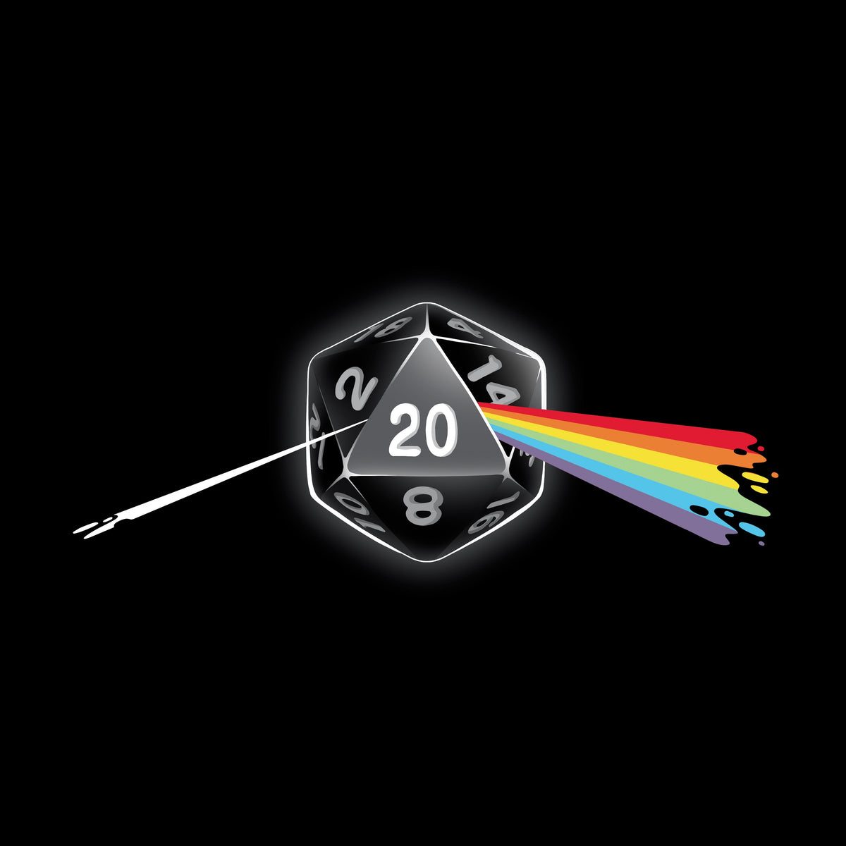 Dark Side of the D20 Unisex