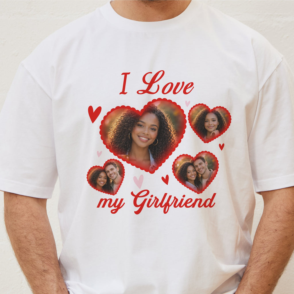 I Love My Girlfriend/Boyfriend Custom Tee Unisex