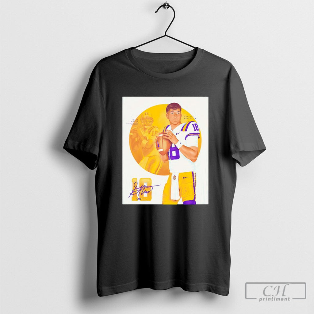 Garrett Nussmeier First Quarterback To Wear Number 18 Since Matt Mauck Signature Shirts Unisex