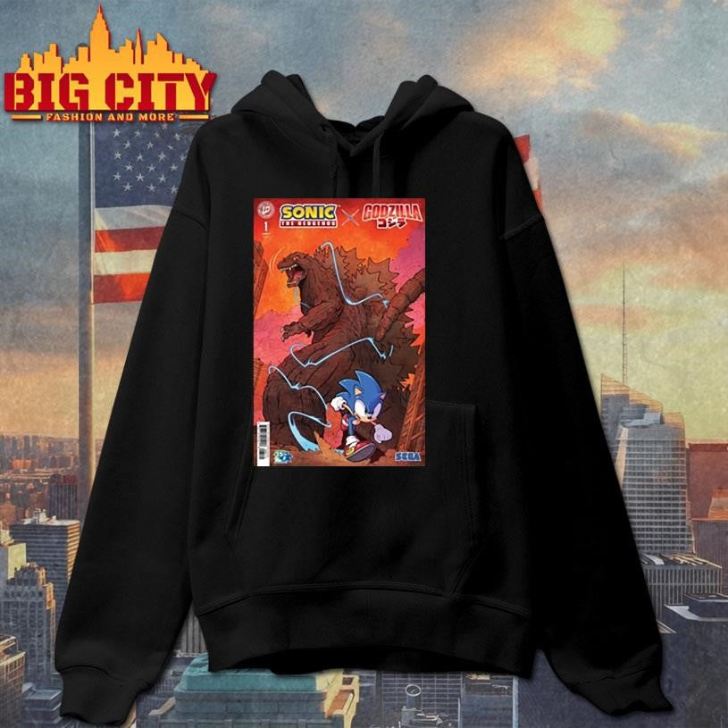 Godzilla Sonic Comic Shirt Unisex