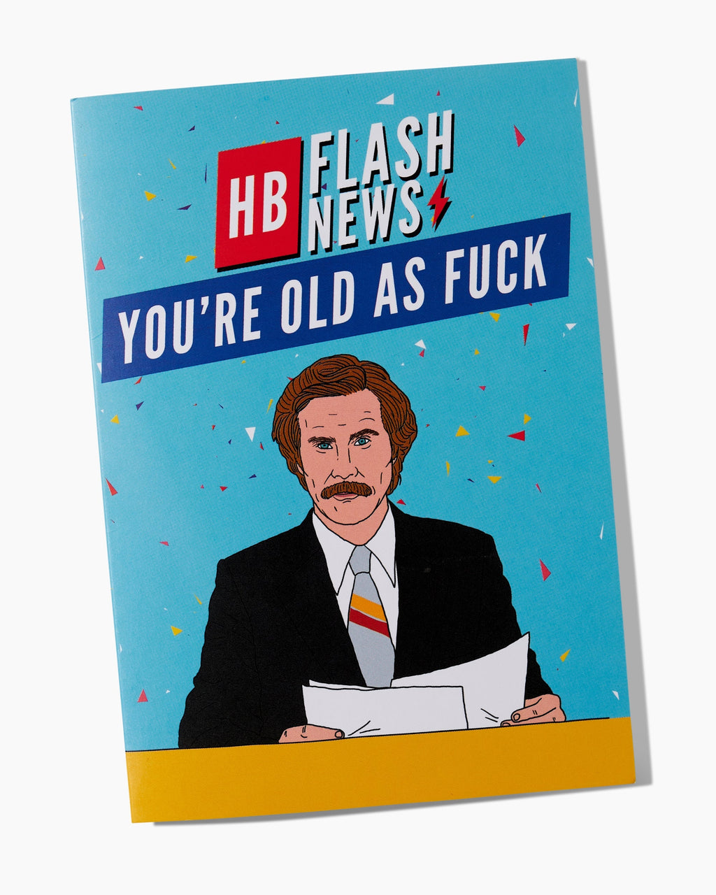Newsflash! Greeting Card Unisex
