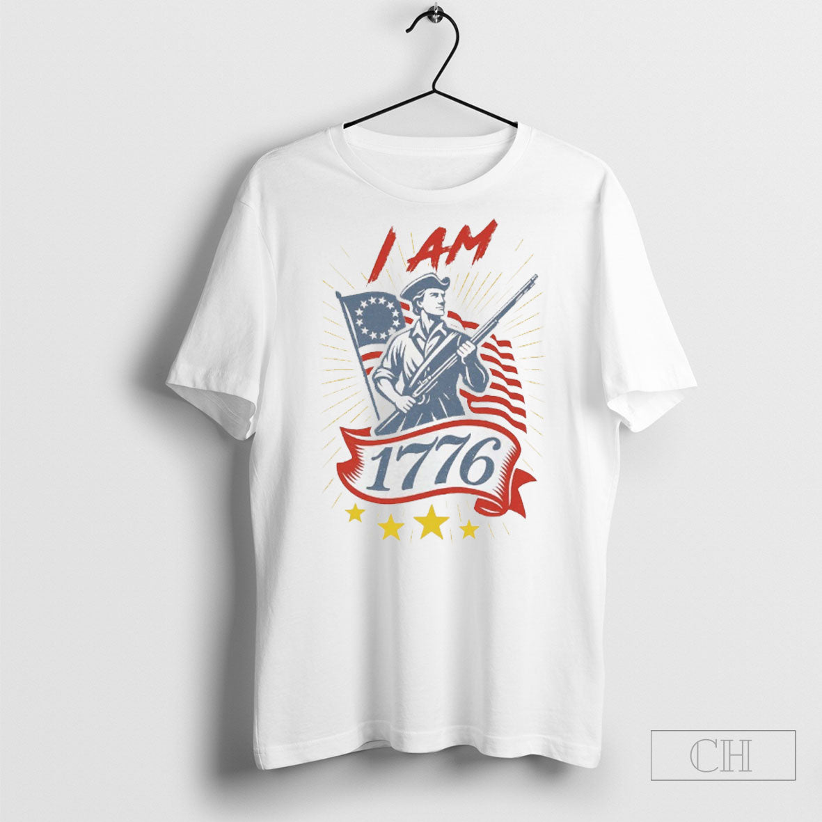 I Am 1776 Patriot Usa Flag Shirt Unisex