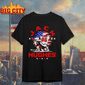 Jack Hughes New Jersey USA Flag Celebration Unisex