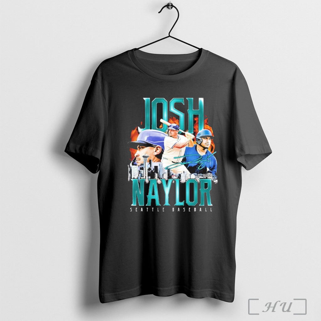 Josh Naylor Retro Flair Seattle Baseball T Shirt Unisex