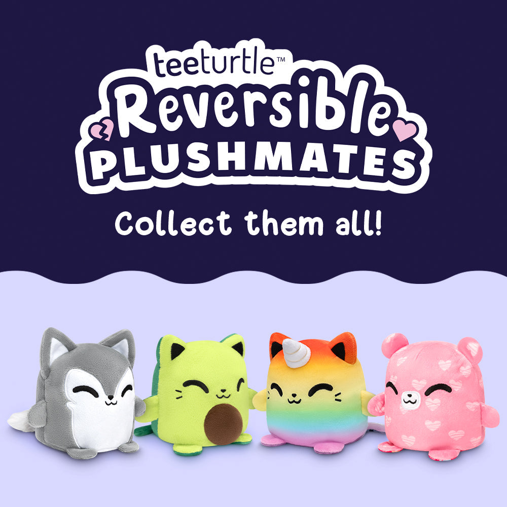 TeeTurtle Reversible Fox Plushmate Unisex