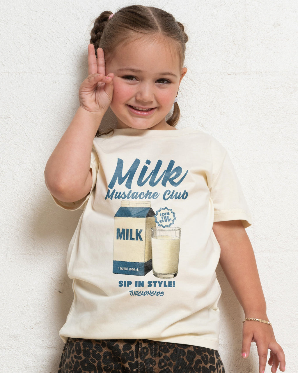 Milk Mustache Club Kids Unisex