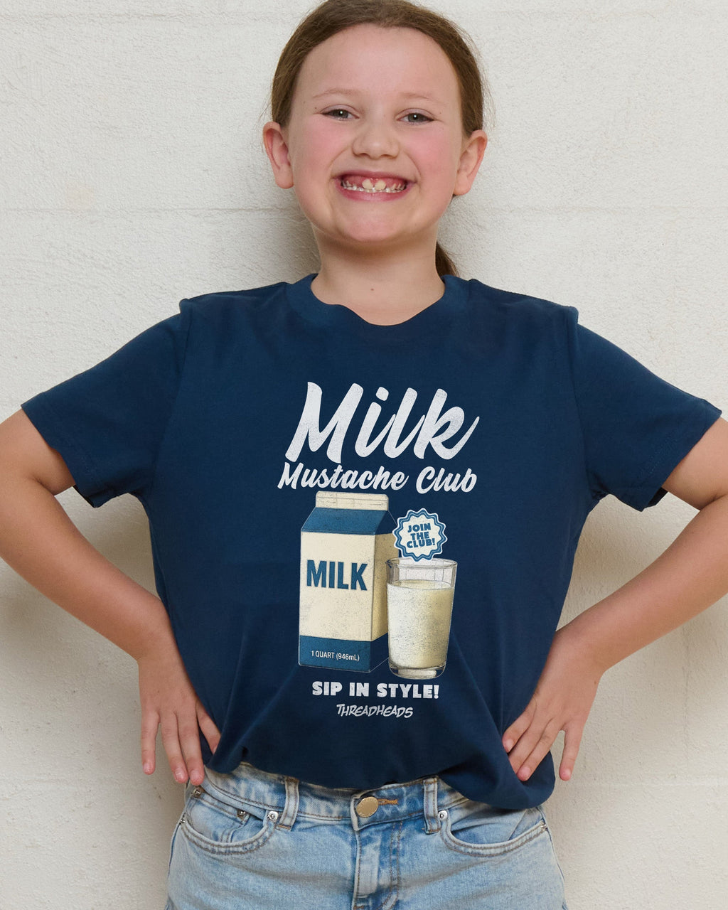 Milk Mustache Club Kids Unisex