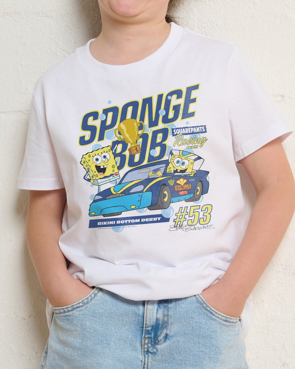 Spongebob Racing Kids Unisex