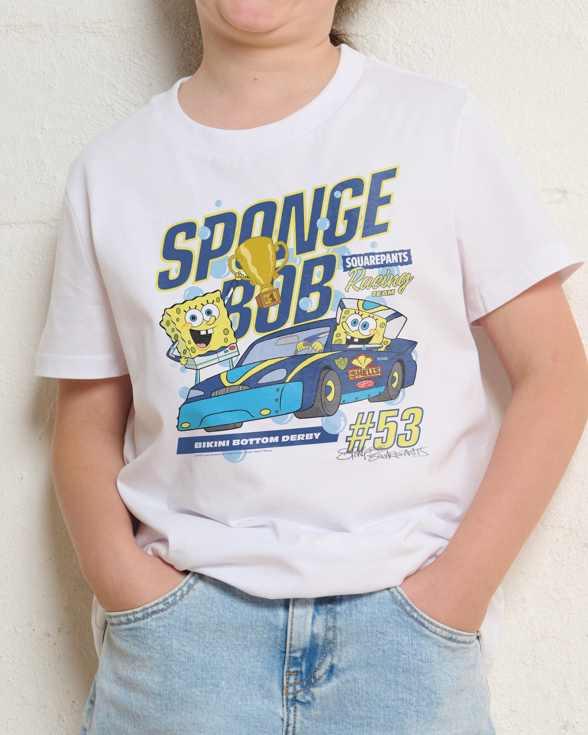 Spongebob Racing Kids Unisex