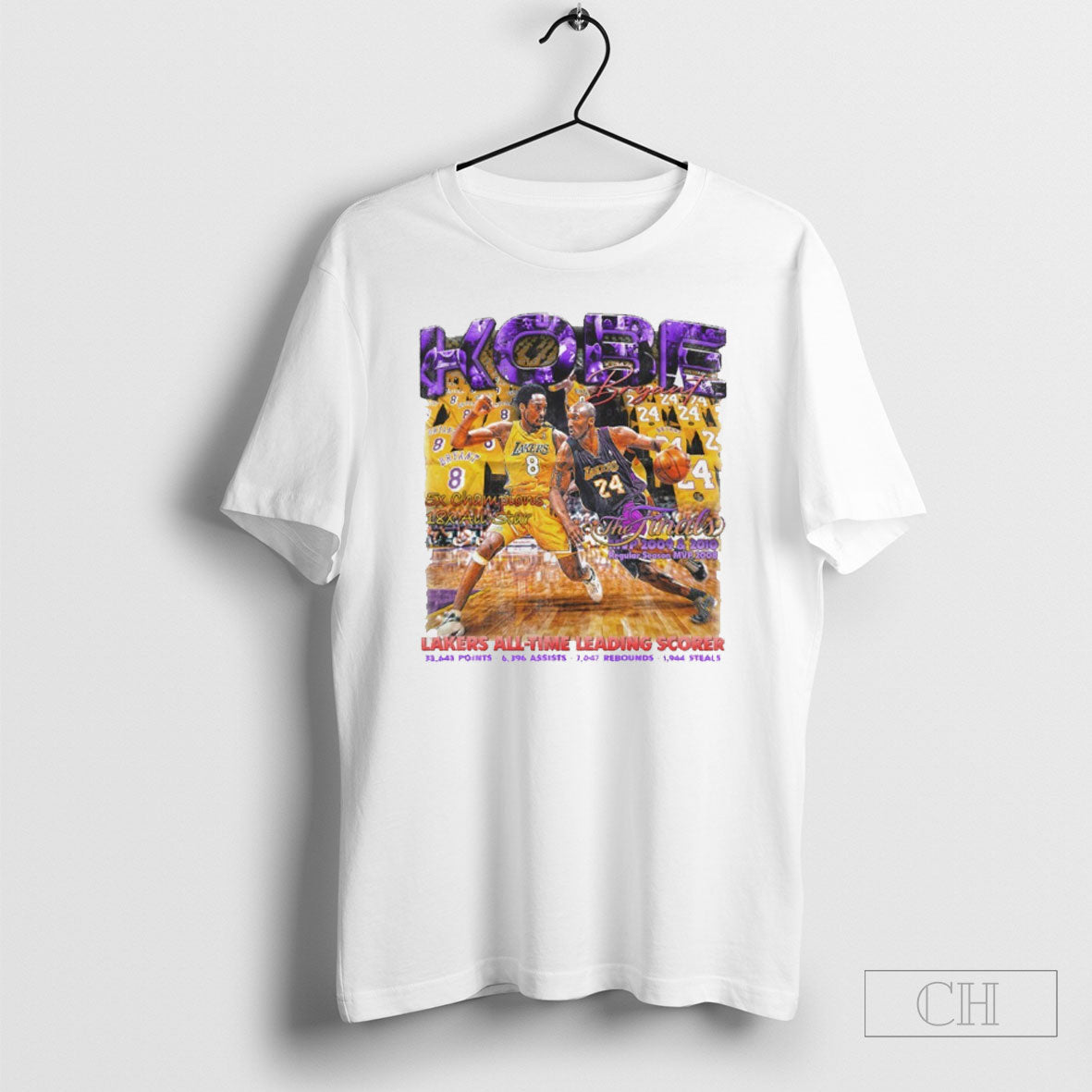 Kobe Bryant 5x Champions 18x All Star The Finals Lakers All Time Leading Scorer Shirts Unisex
