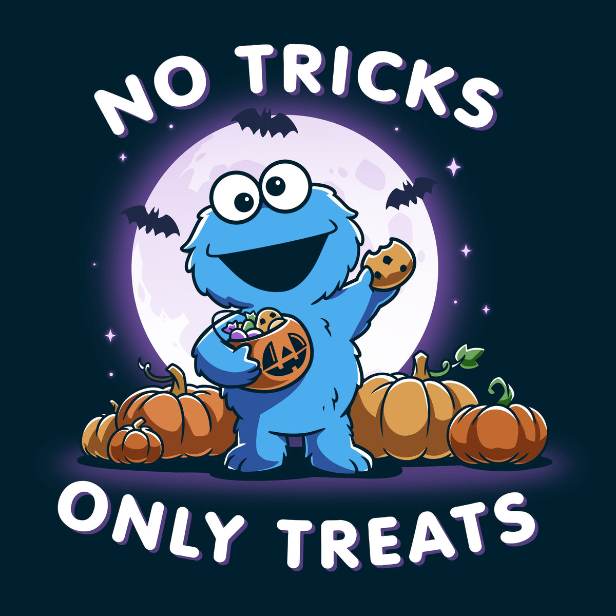 No Tricks Only Treats (Cookie Monster) Unisex