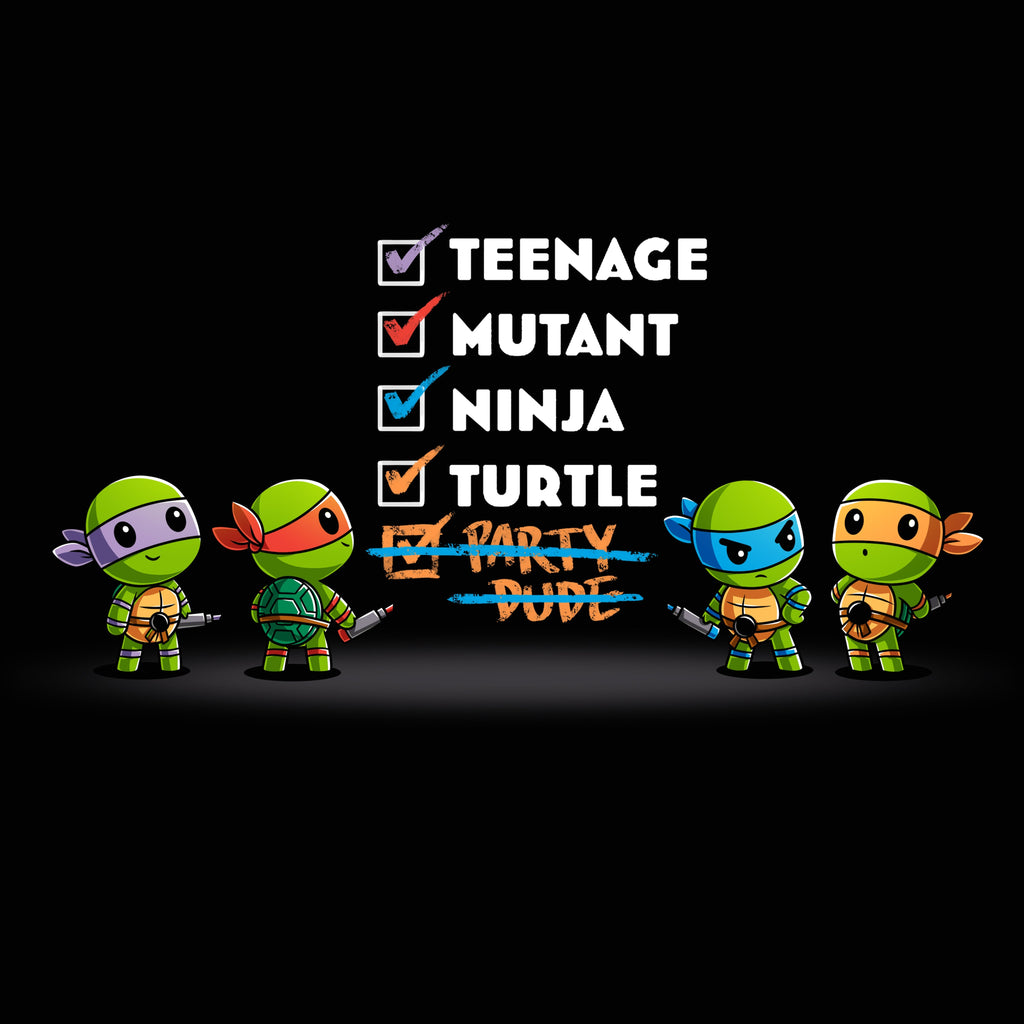 Teenage Mutant Ninja Turtle Checklist Unisex