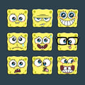 SpongeBob Expression Grid Unisex