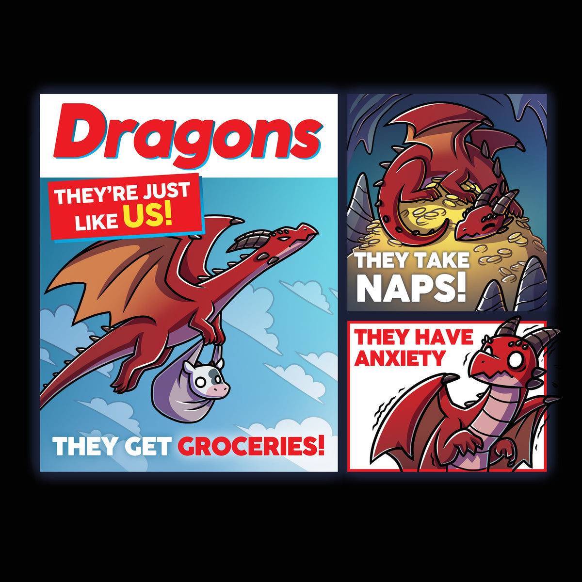 Dragons: They're Just Like Us! Unisex