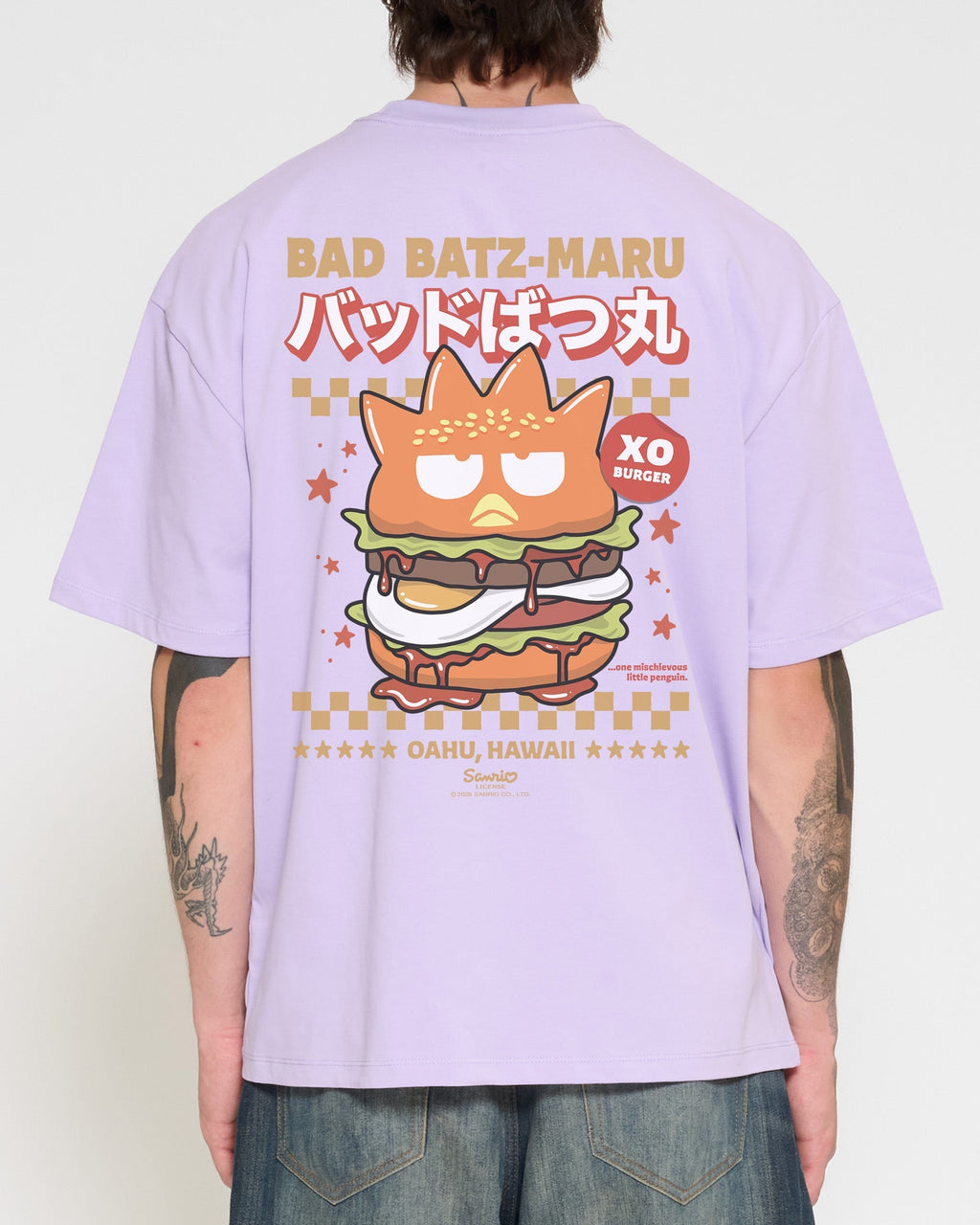 Bad Badtz-Maru Burger Oversized Tee Unisex