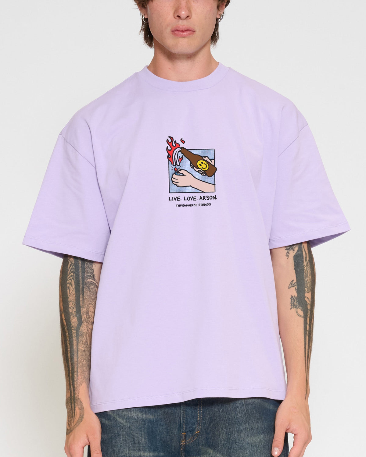 Live. Love. Arson Oversized Tee Unisex