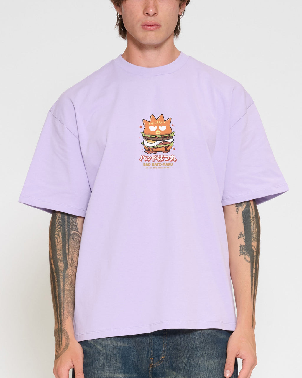 Bad Badtz-Maru Burger Oversized Tee Unisex