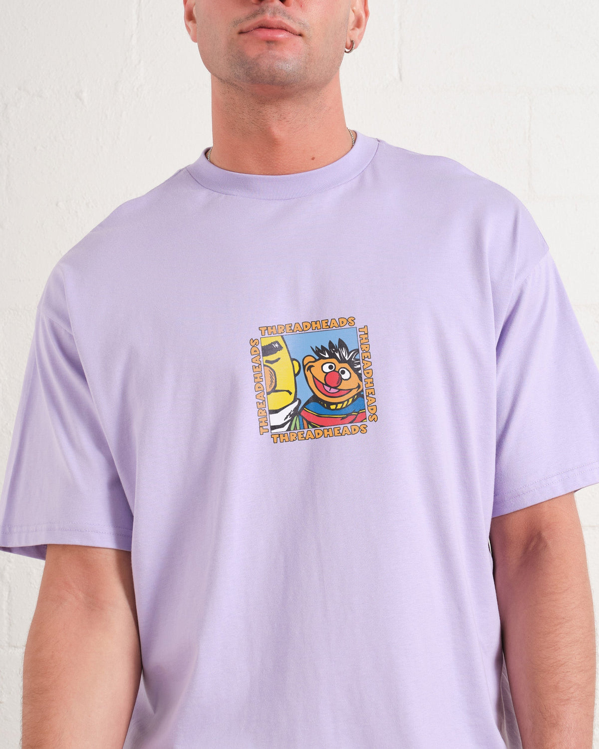 Bert And Ernie Driving Me Bananas Oversized Tee Unisex