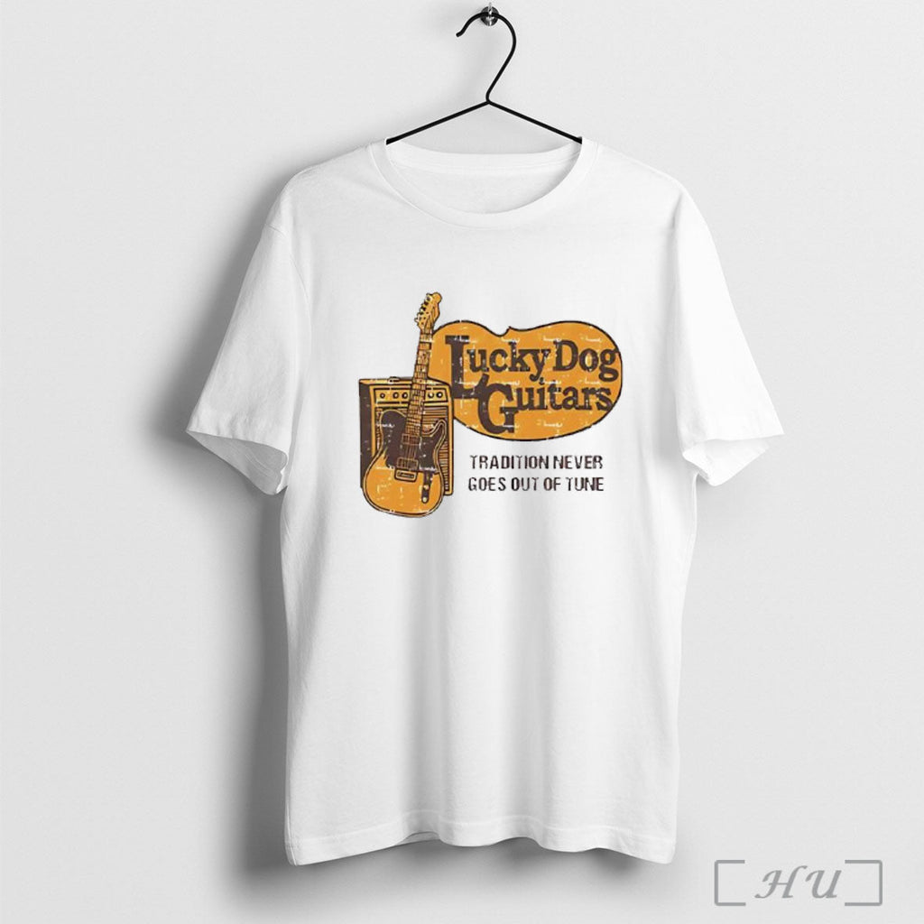 Lucky Dog Guitars Cracker Barrel T Shirt Unisex
