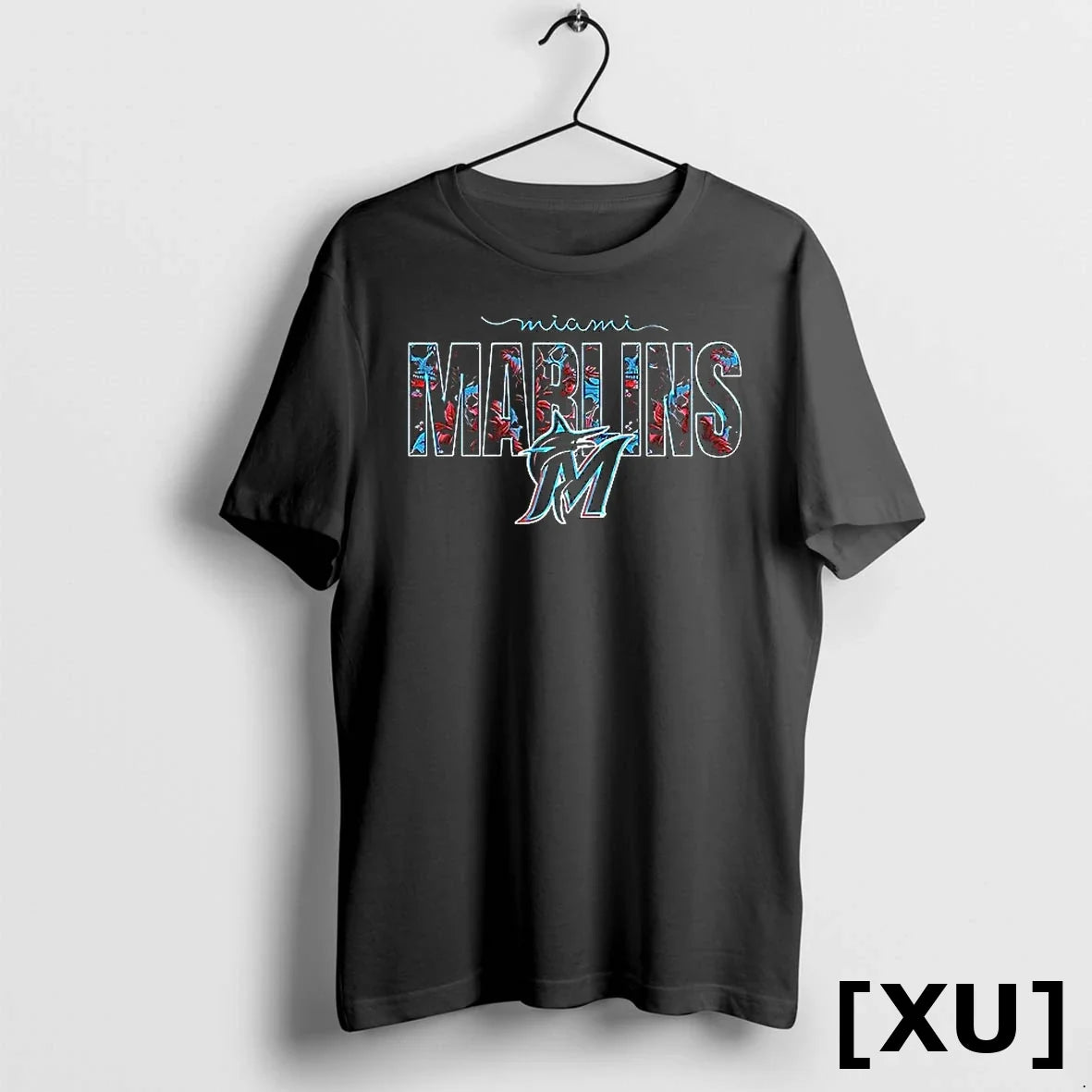 Miami Marlins Skulls Floral Graphic Baseball Tshirts Sweater Unisex