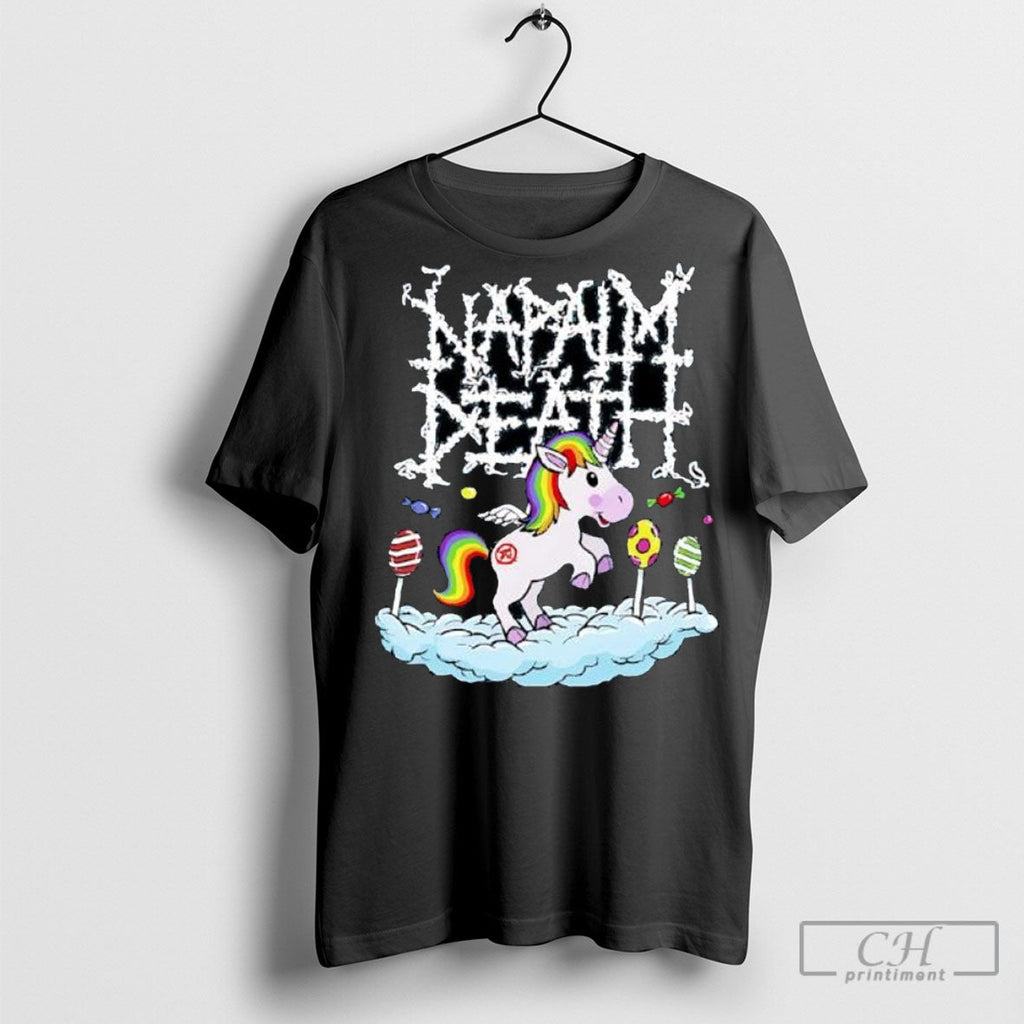 Napalm Death Unicorn Cute Shirts Unisex