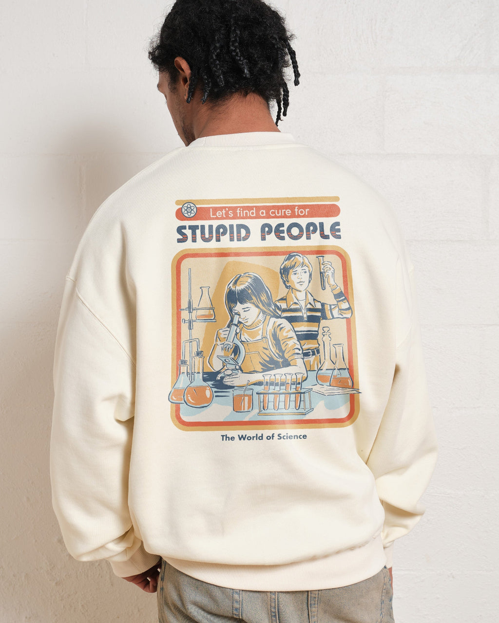 Let's Find a Cure for Stupid People Front and Back Unisex