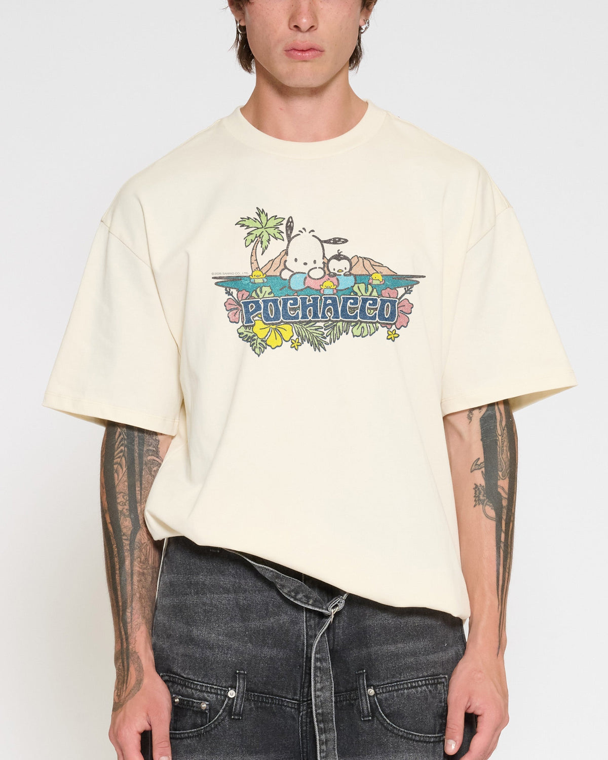 Pochacco Summer Friends Oversized Tee Unisex