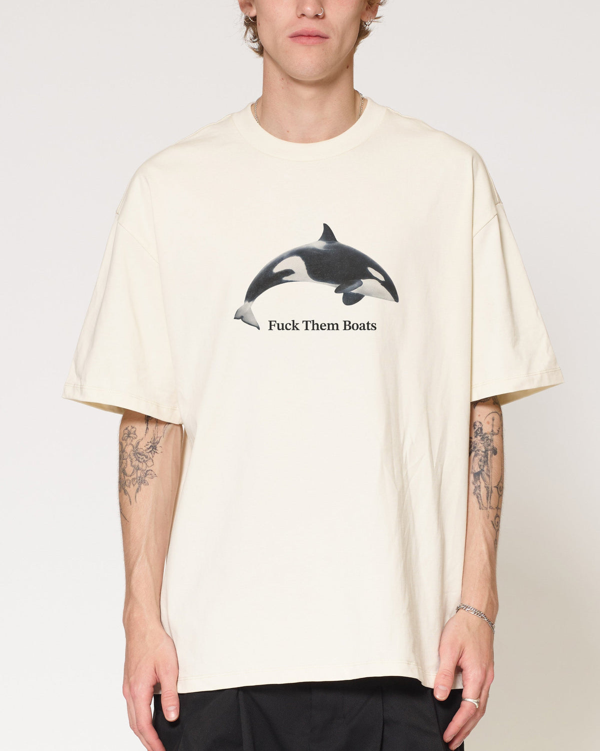 Fuck Them Boats Oversized Tee Unisex