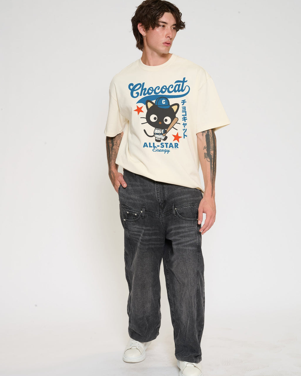 Chococat Baseball Oversized Tee Unisex