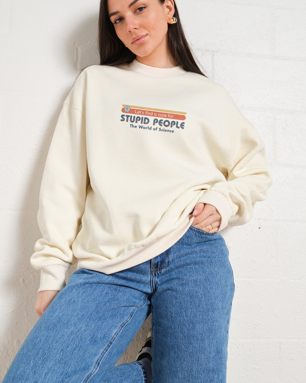 Let's Find a Cure for Stupid People Front and Back Unisex