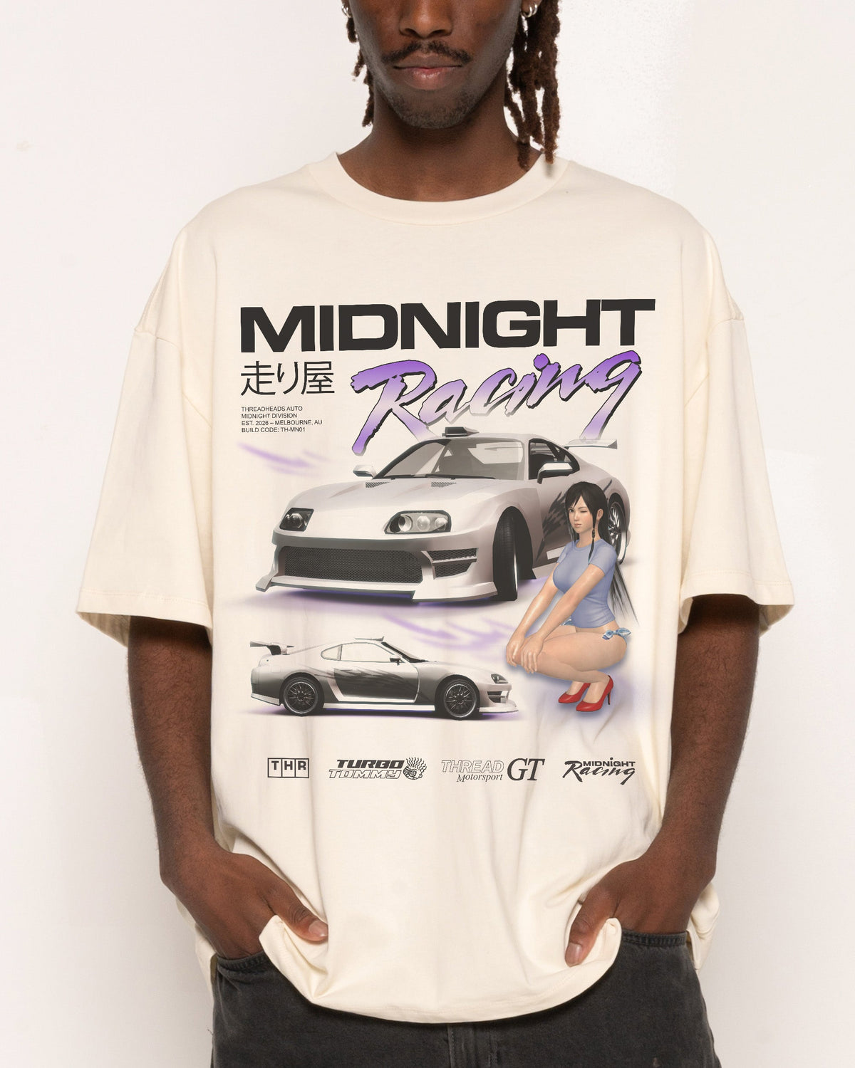 Midnight Racing Oversized Tee Unisex