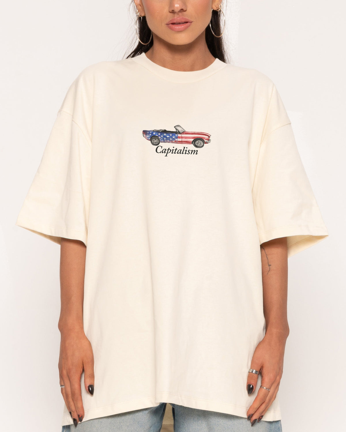 Capitalism Oversized Tee Unisex