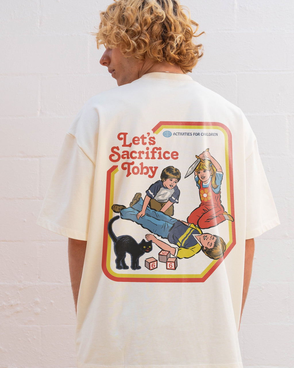 Let's Sacrifice Toby Front and Back Oversized Tee Unisex