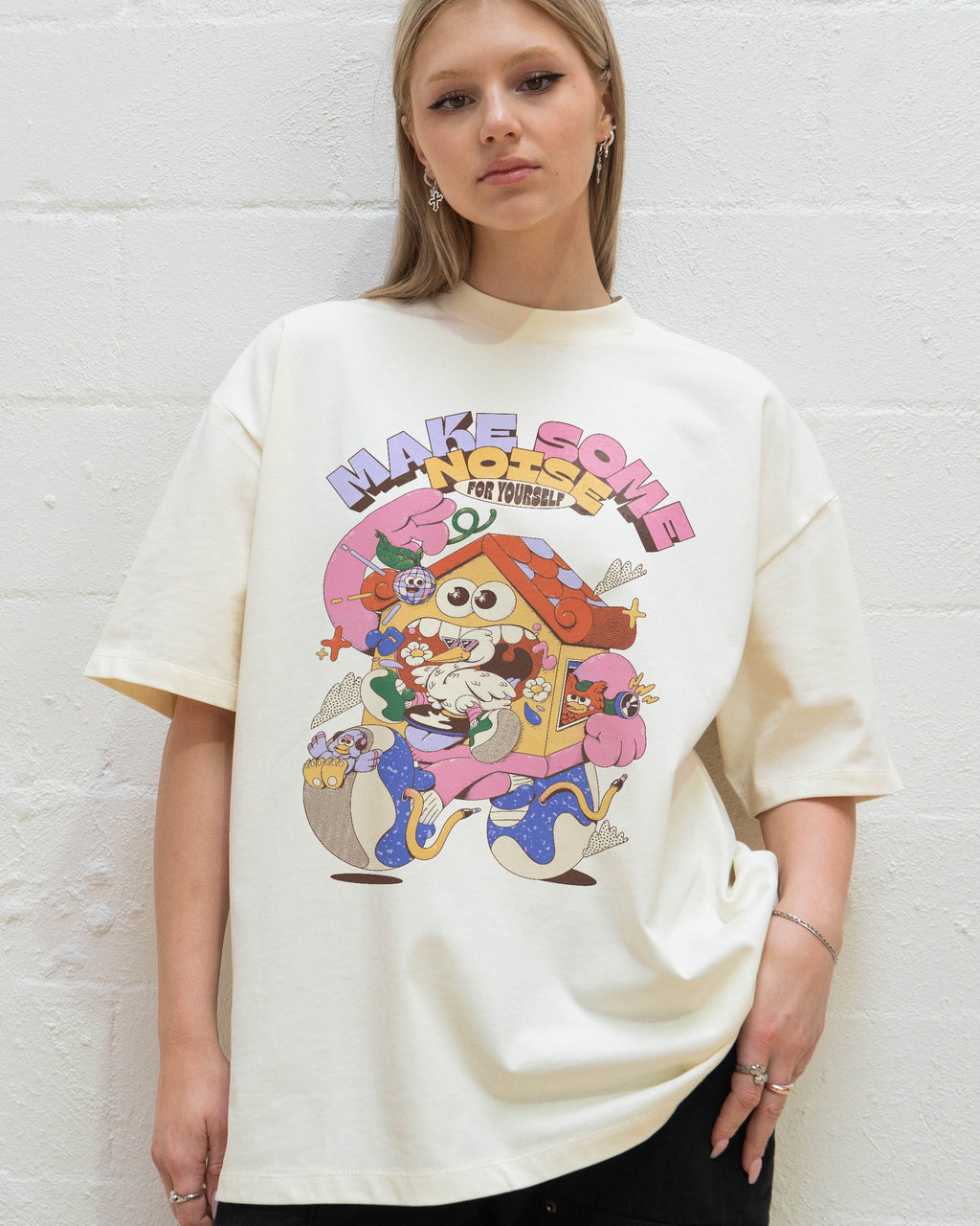 Make Some Noise Oversized Tee Unisex