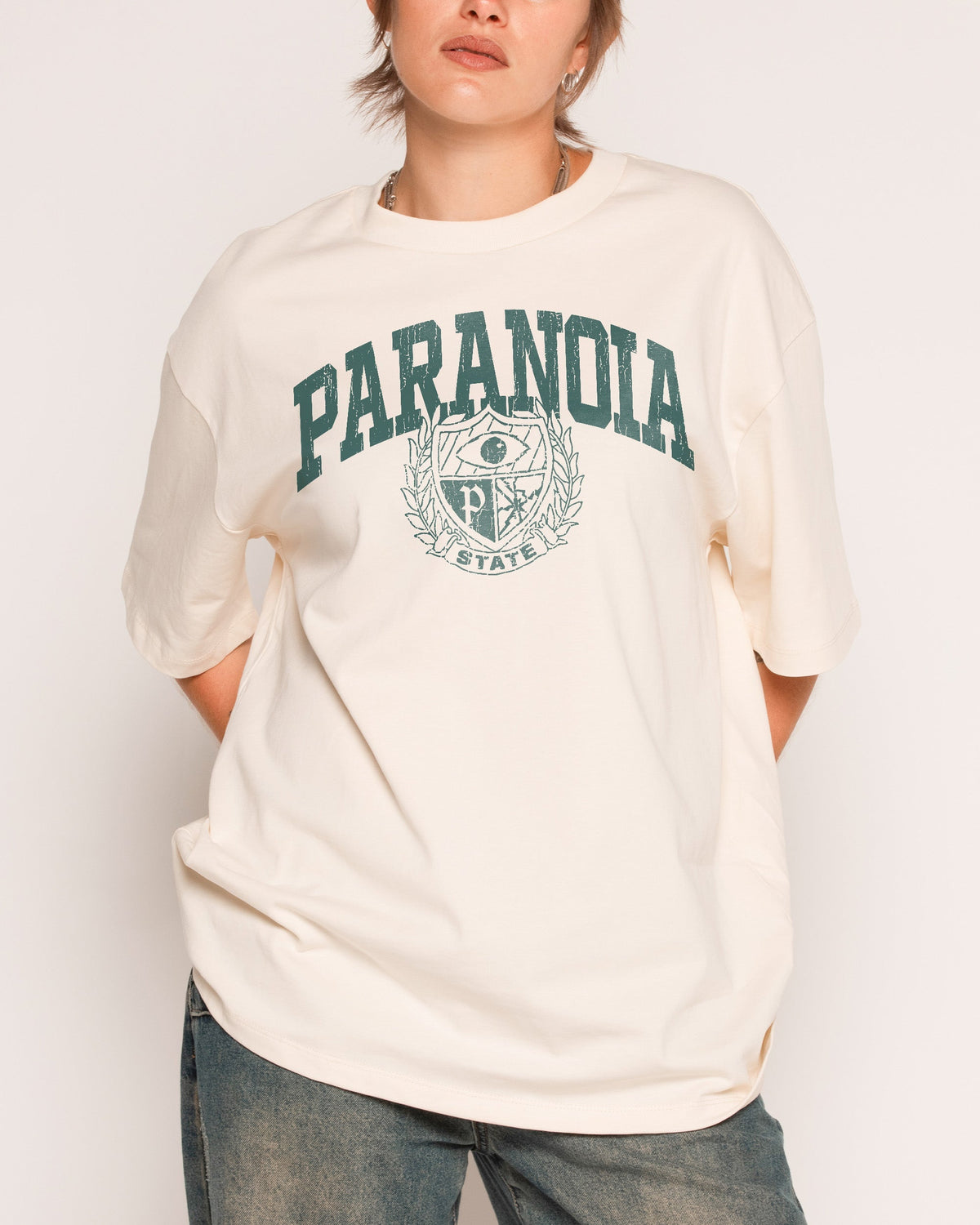 Paranoia State Oversized Tee Unisex