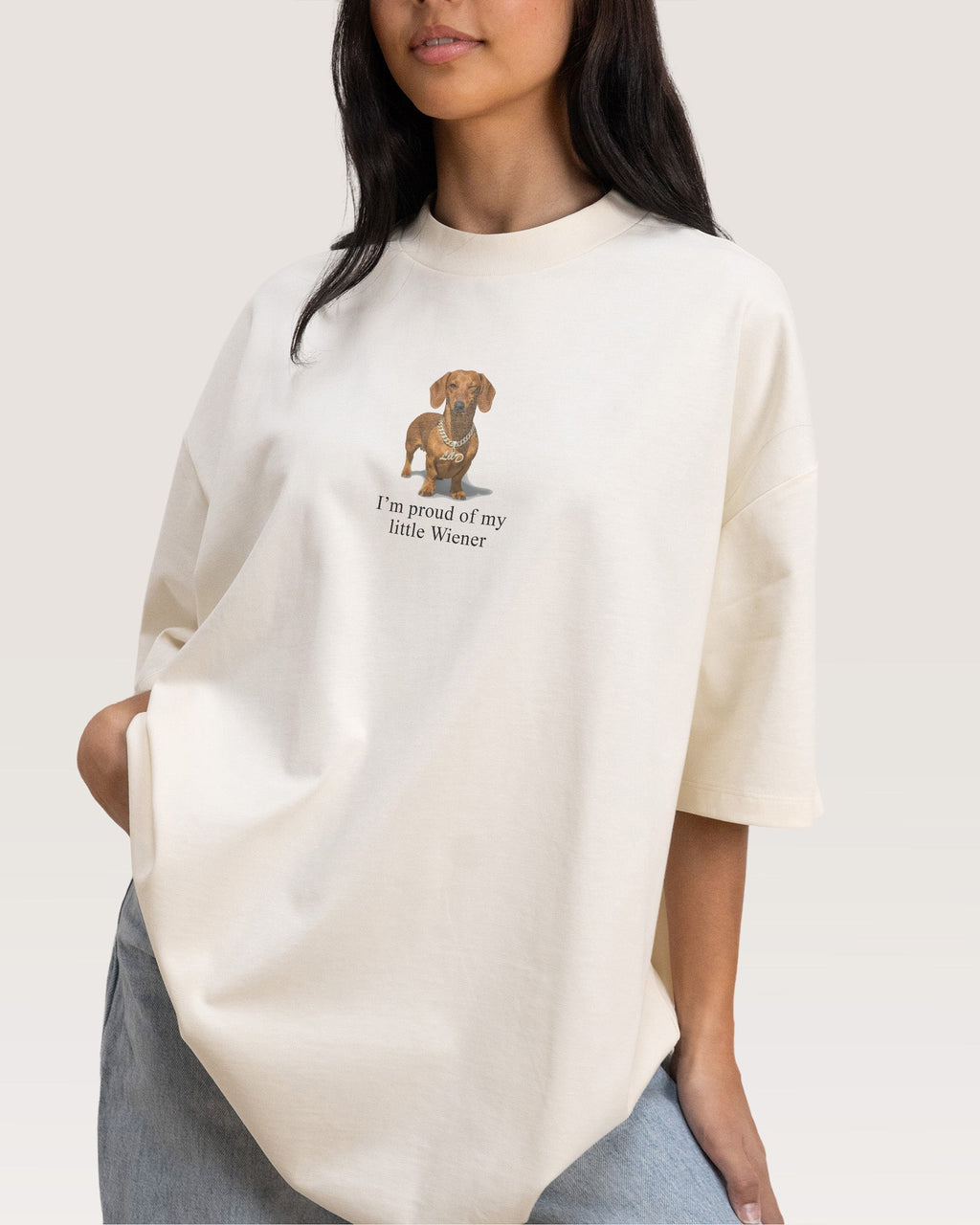Little Wiener Oversized Tee Unisex
