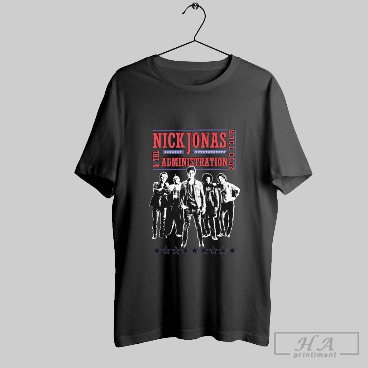 Nick Jonas And The Administration 2010 Tour T Shirts Unisex