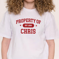 Property Of... Custom Tee Unisex