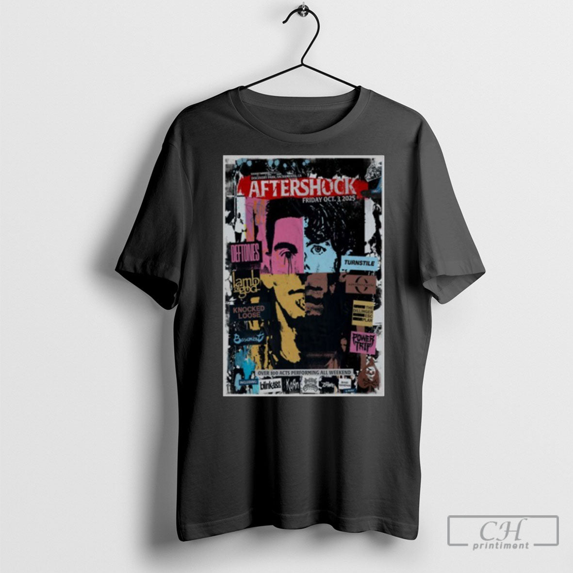 Official Aftershock Discovety Park In Sacramento Ca Oct 3 2025 Poster Shirt Sweater Unisex