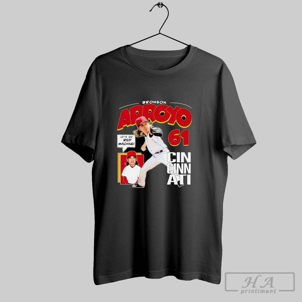 Official Bronson Arroyo Cincinnati Comic 61 Unisex