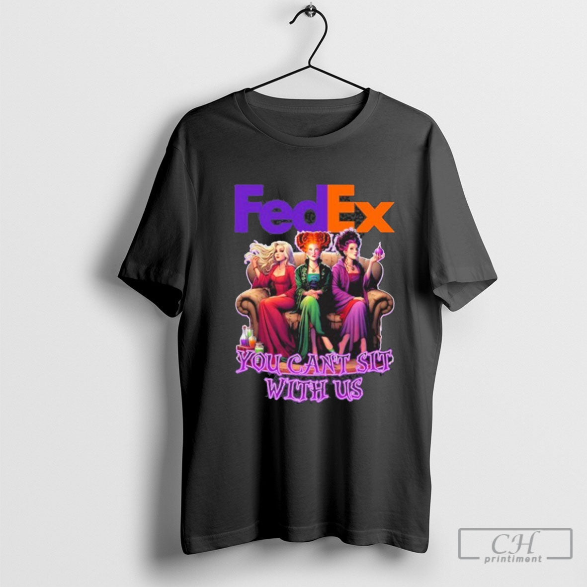 Official Fedex Hocus Pocus You Cant Sit With Us Halloween Shirt Sweater Unisex