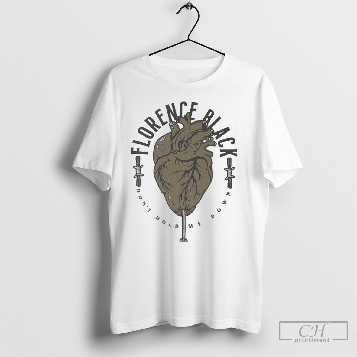 Official Florence Black Dont Hold Me Down Heart Sweater Unisex