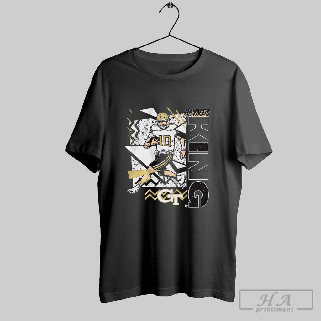 Official Georgia Tech Yellow Jackets Football Ncaa Haynes King 90s Style Graphic Unisex