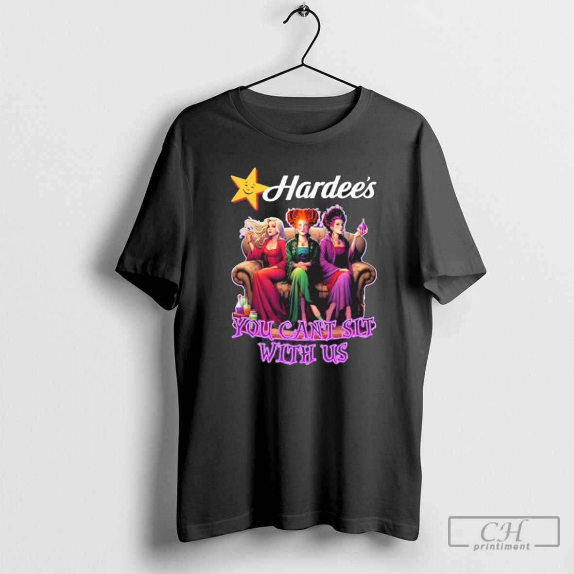 Official Hardees Hocus Pocus You Cant Sit With Us Halloween Shirt Sweater Unisex