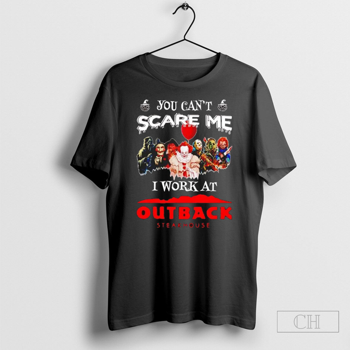 Official Horror Halloween You Cant Scare Me I Work At Outback Steakhouse Sweater Unisex