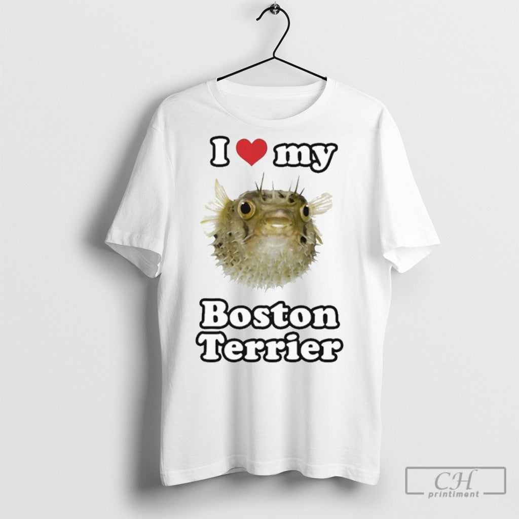 Official I Love My Boston Terrier Sweater Unisex