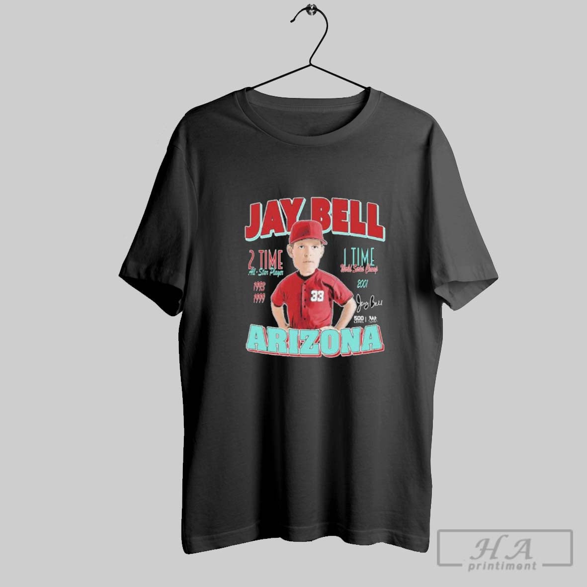 Official Jay Bell Arizona Diamondbacks Comic 2 Time All Star Player Shirt Sweater Long