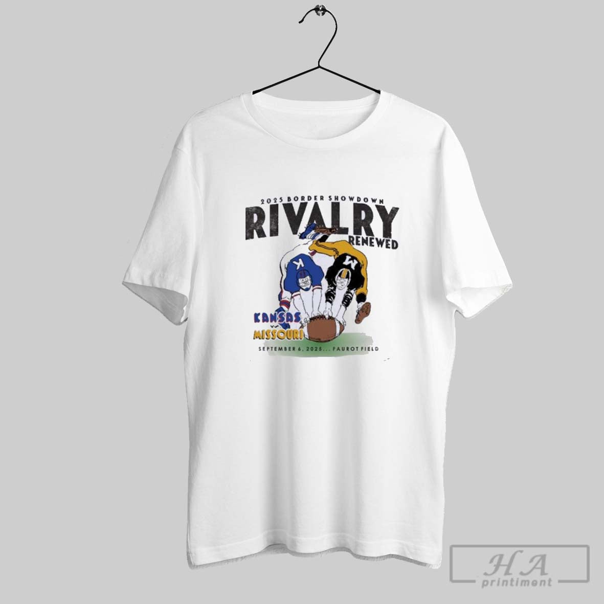 Official Kansas Vs Missouri 2025 Rivalry Renewed Border Showdown Shirt Sweater Long Sleeve And